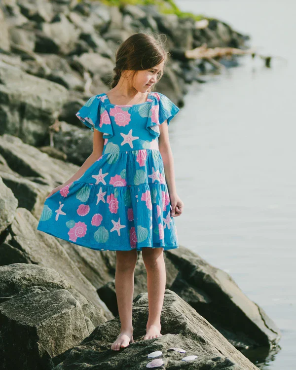 DEUX PAR DEUX - KIDS CRINKLE JERSEY DRESS - Image 6