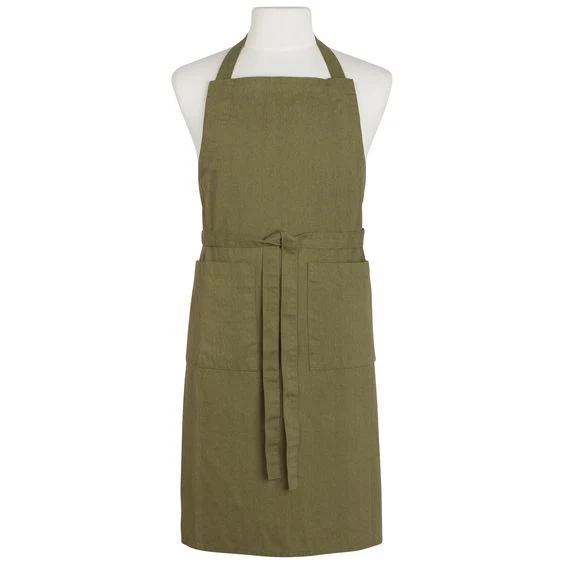 DANICA- OLIVE BRANCH STONEWASH APRON