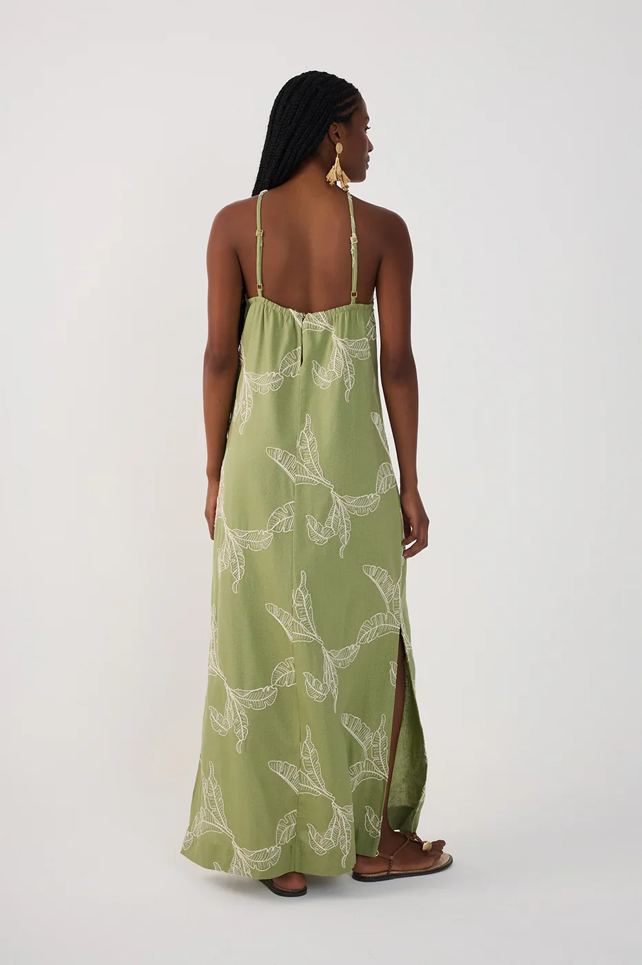 DRESS TO - WOMEN'S NATURE HALTER MAXI DRESS - Image 2
