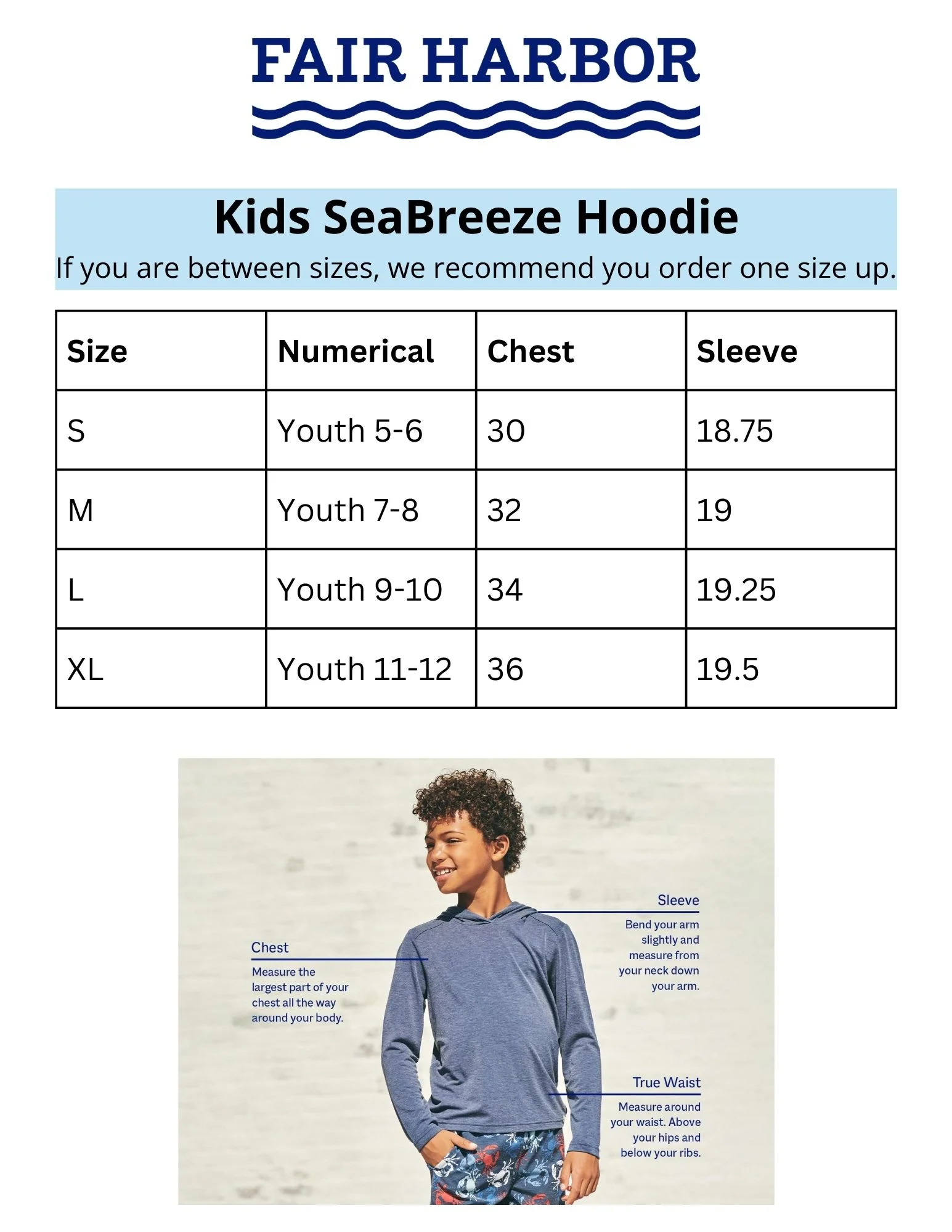 FAIR HARBOR- KIDS SEABREEZE HOODIE - Image 5