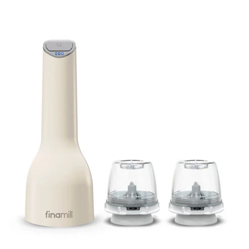 FINAMILL- INTERCHANGEABLE SPICE GRINDER WITH 2 PODS
