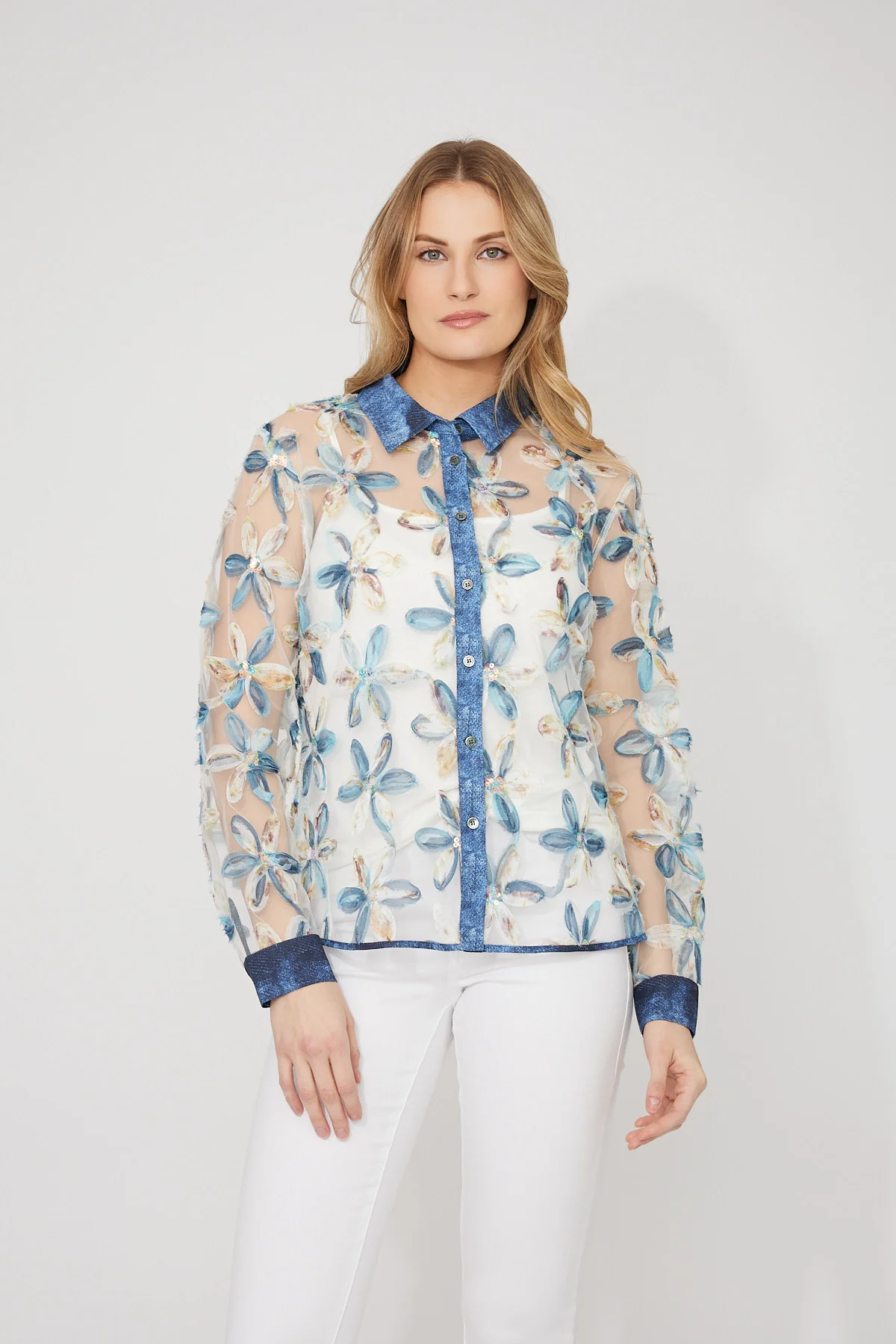 FRANK LYMAN - WOVEN BLOUSE - Image 3