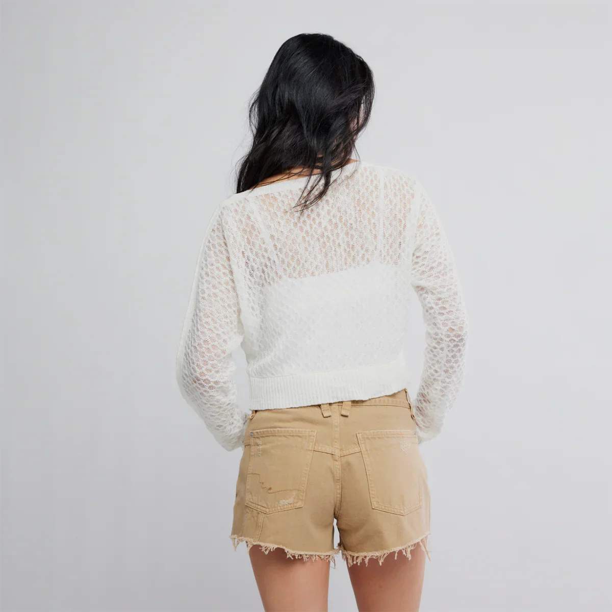 FREE PEOPLE - MARIS FINE GAUGE CARDI - Image 4