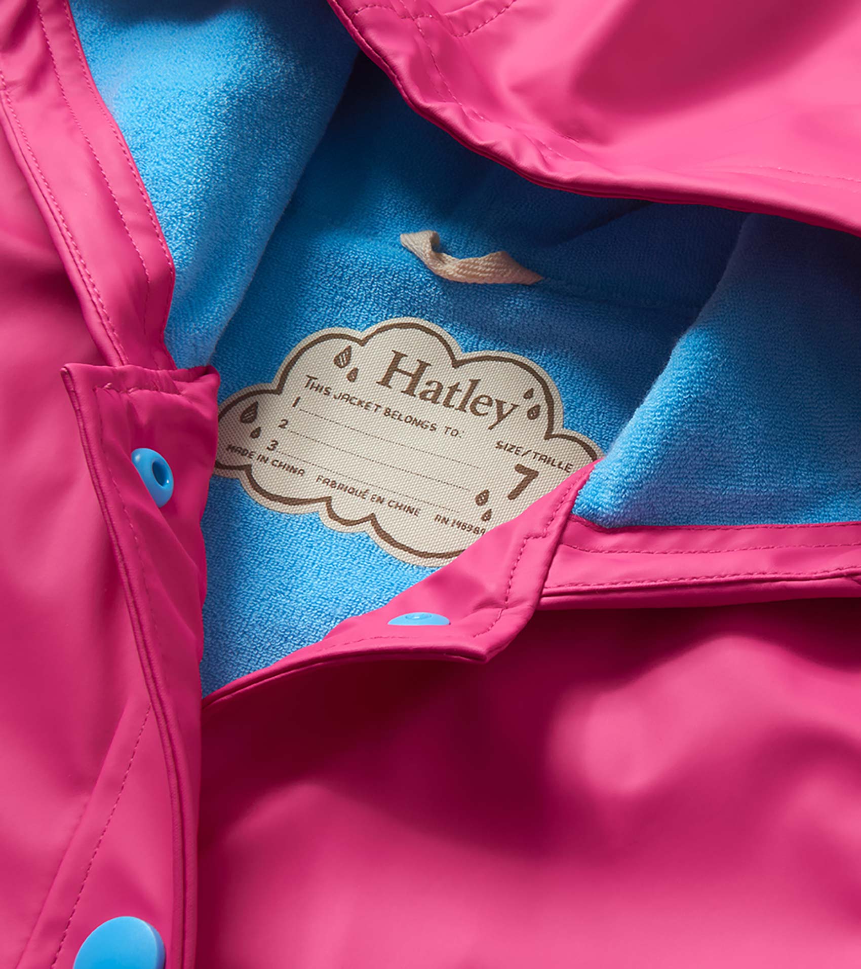HATLEY -  KIDS RASPBERRY ROSE SPLASH JACKET - Image 5