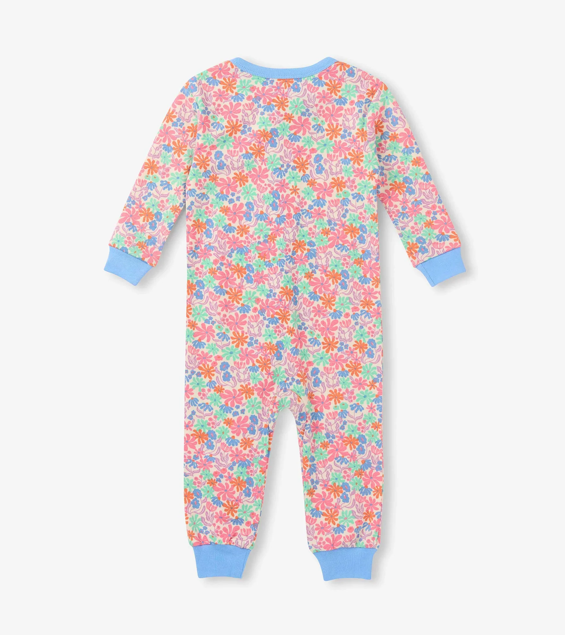 HATLEY -  KIDS WHIMSICAL FLOWERS COTTON COVERALL - Image 2