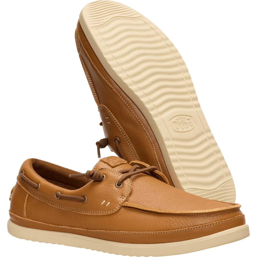 HEY DUDE - MEN'S HARBOR LO CRAFT LEATHER - Image 5