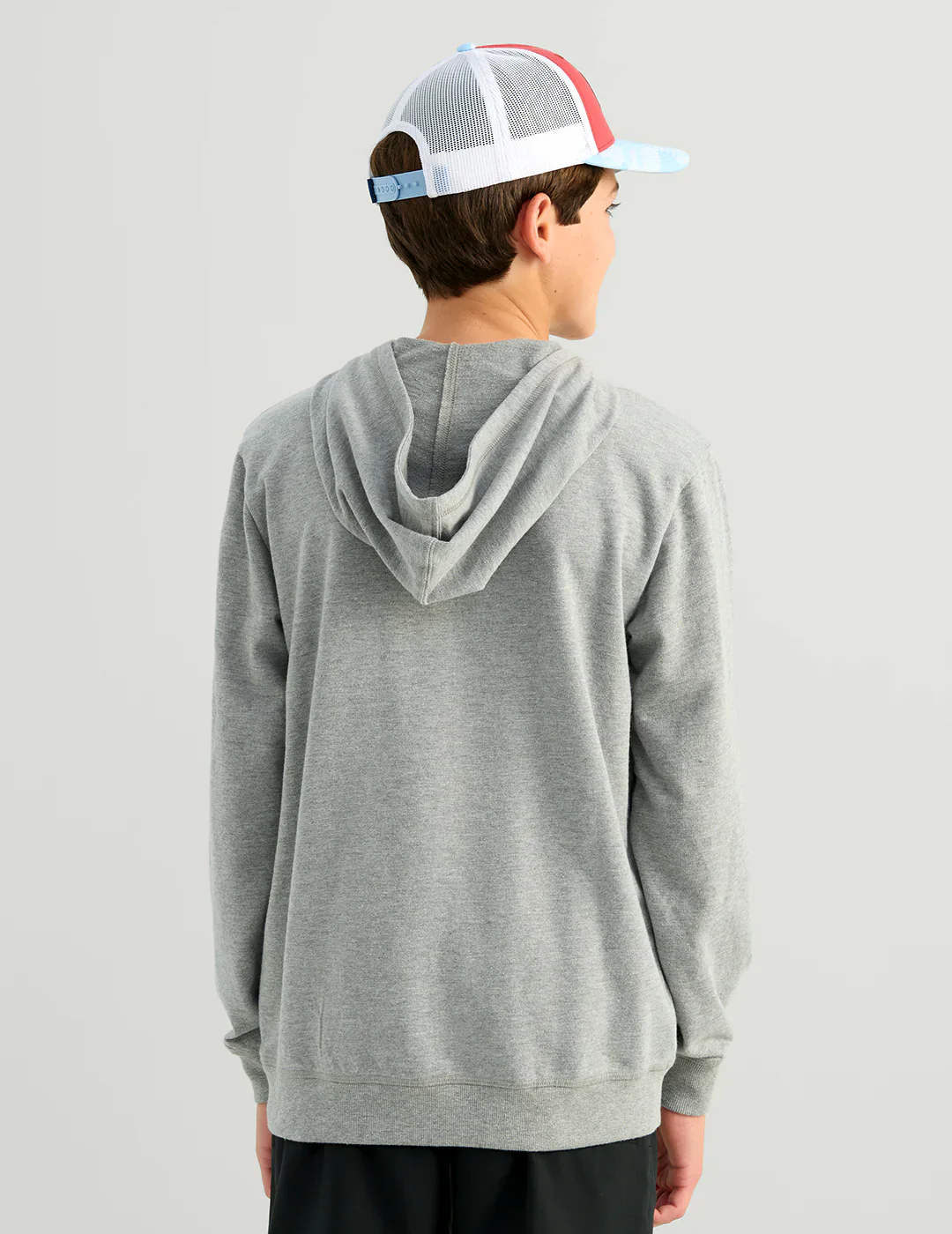 HUK - KIDS EDISTO SCRIPT TERRY HOODIE - Image 2