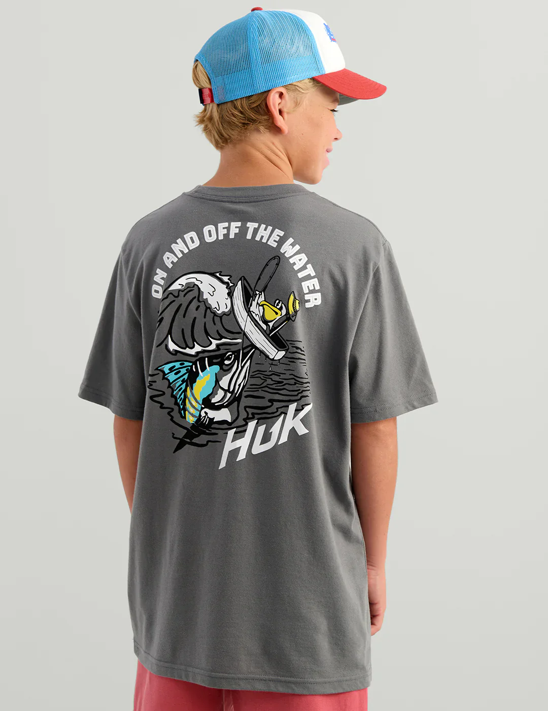 HUK - KIDS FISH ADVENTURE TEE - Image 3