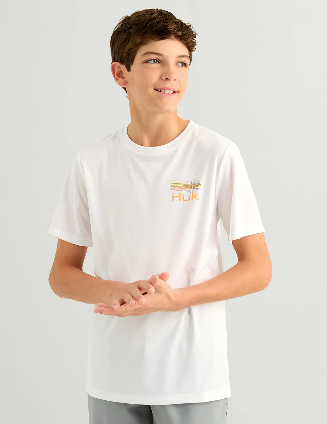 HUK - KIDS PURSUIT FAST BADGE SS CREW - Image 2