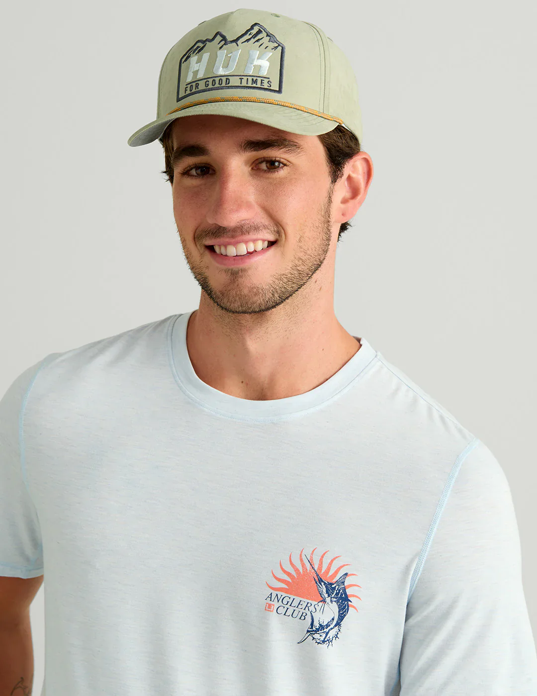 HUK - MEN'S DRIFT SS GRAPHIC CREW - Image 4