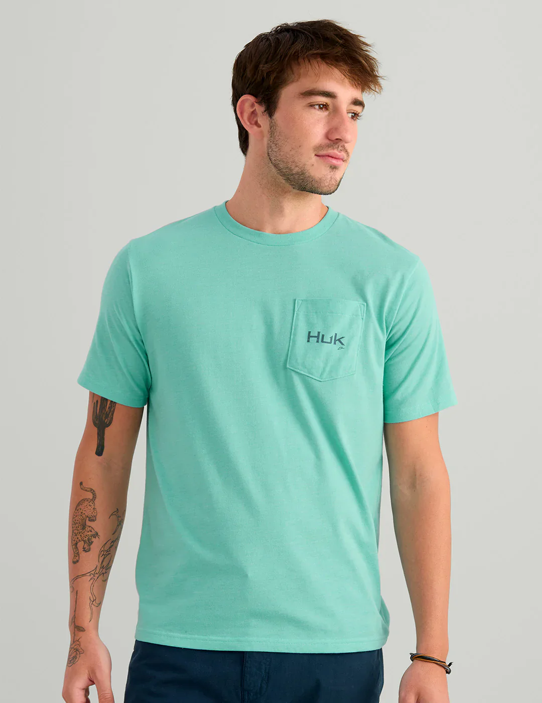 HUK - MEN'S KC PLAQUE SS POCKET TEE - Image 3