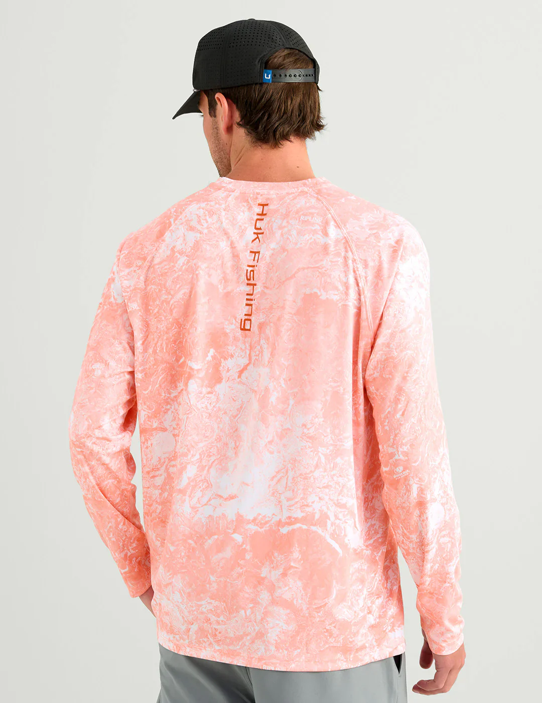 HUK - MEN'S PURSUIT MOSSY OAK PRINTED LS CREW - Image 2