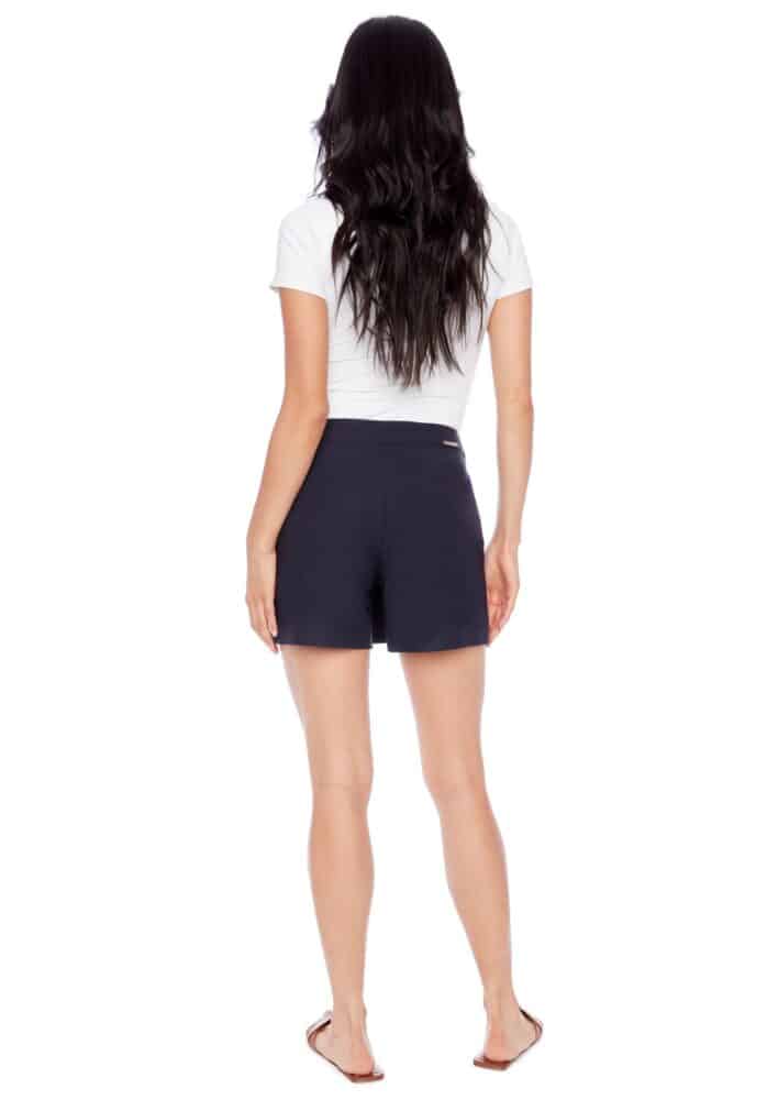 ILTM- WOMEN'S SHIRA SOLID TECHNO SKORT (Black & Navy) - Image 5
