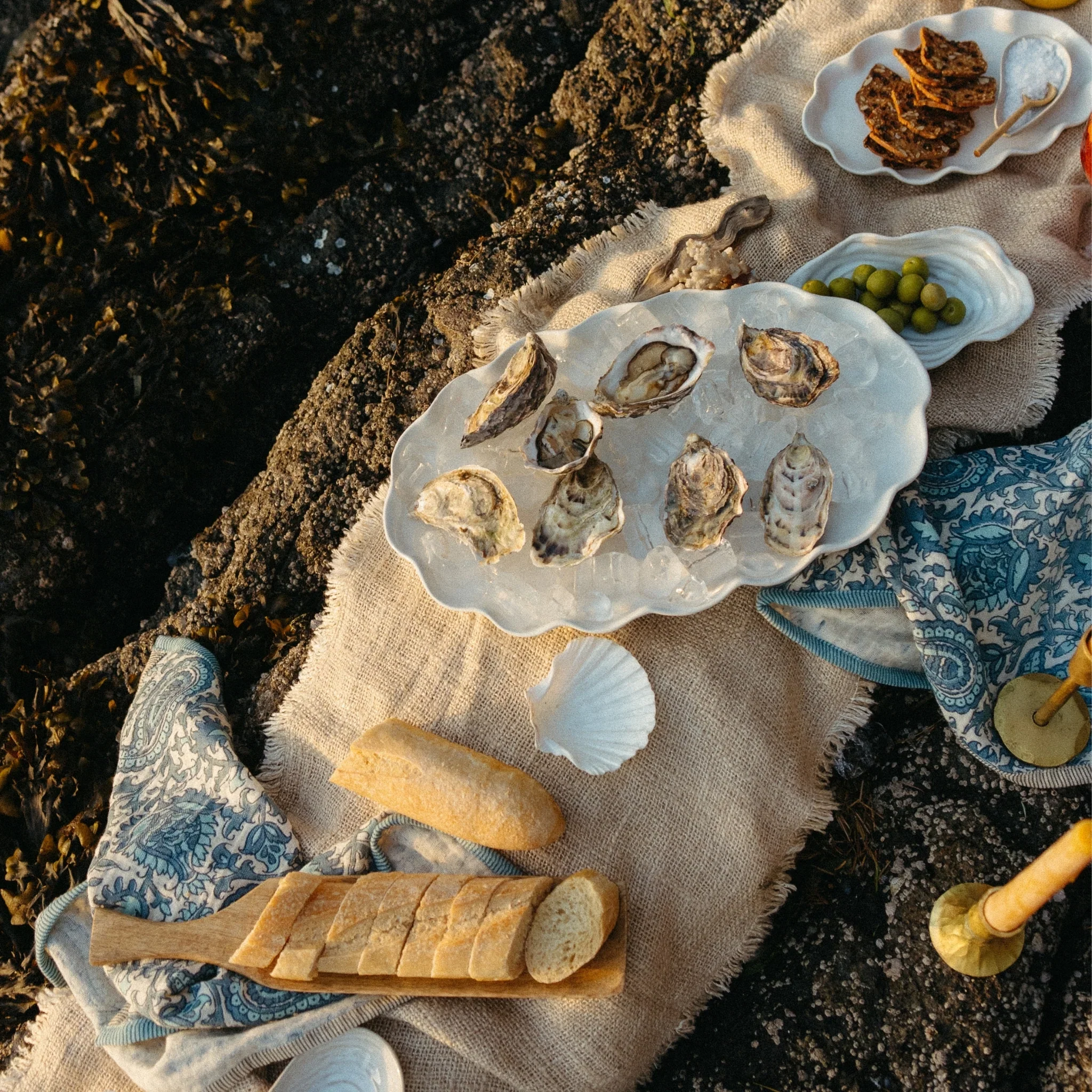 INDABA - CALYPSO SCALLOPED PLATTER - Image 4