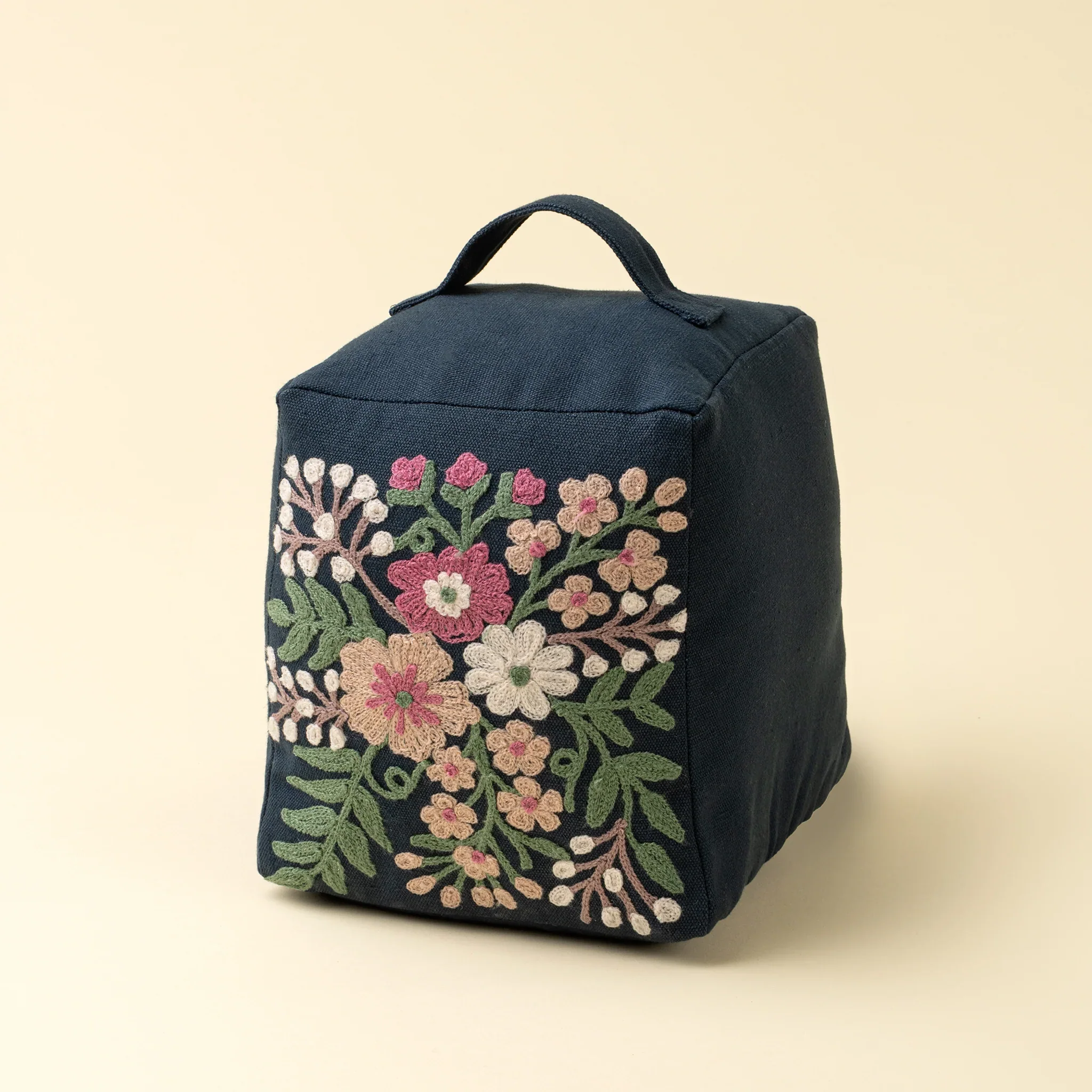 INDABA - EMBROIDERED FLORAL DOORSTOP - Image 3