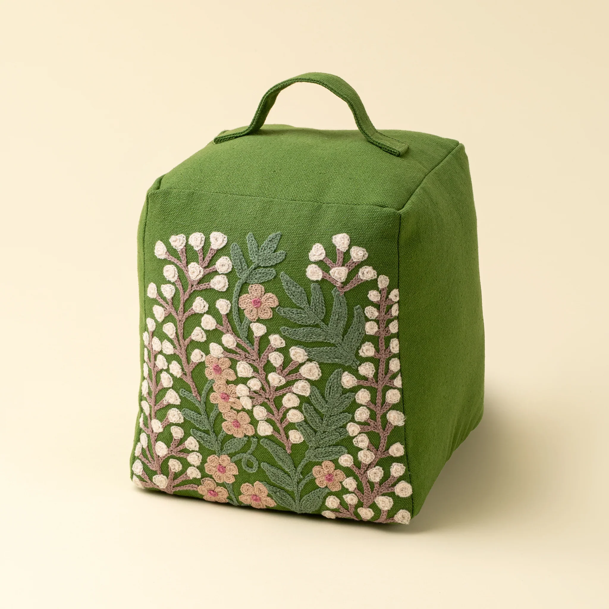 INDABA - EMBROIDERED FLORAL DOORSTOP - Image 5