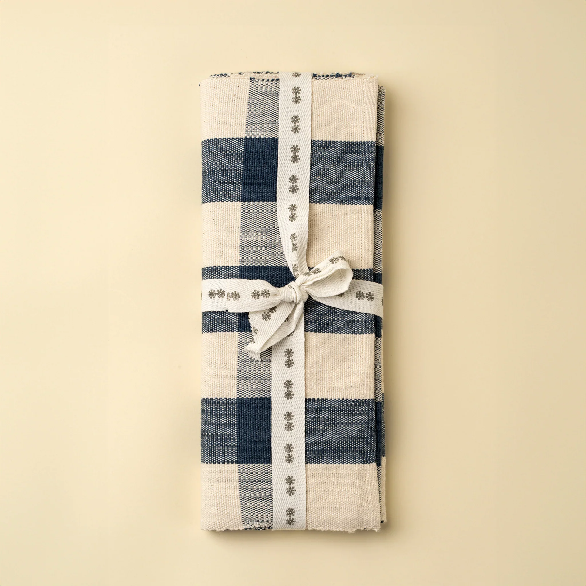 INDABA - GRACE GINGHAM TABLE RUNNER 108"L - Image 6