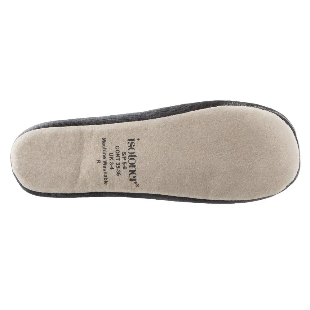 ISOTONER - WOMEN'S Classic Satin Ballerina Slipper - Image 6
