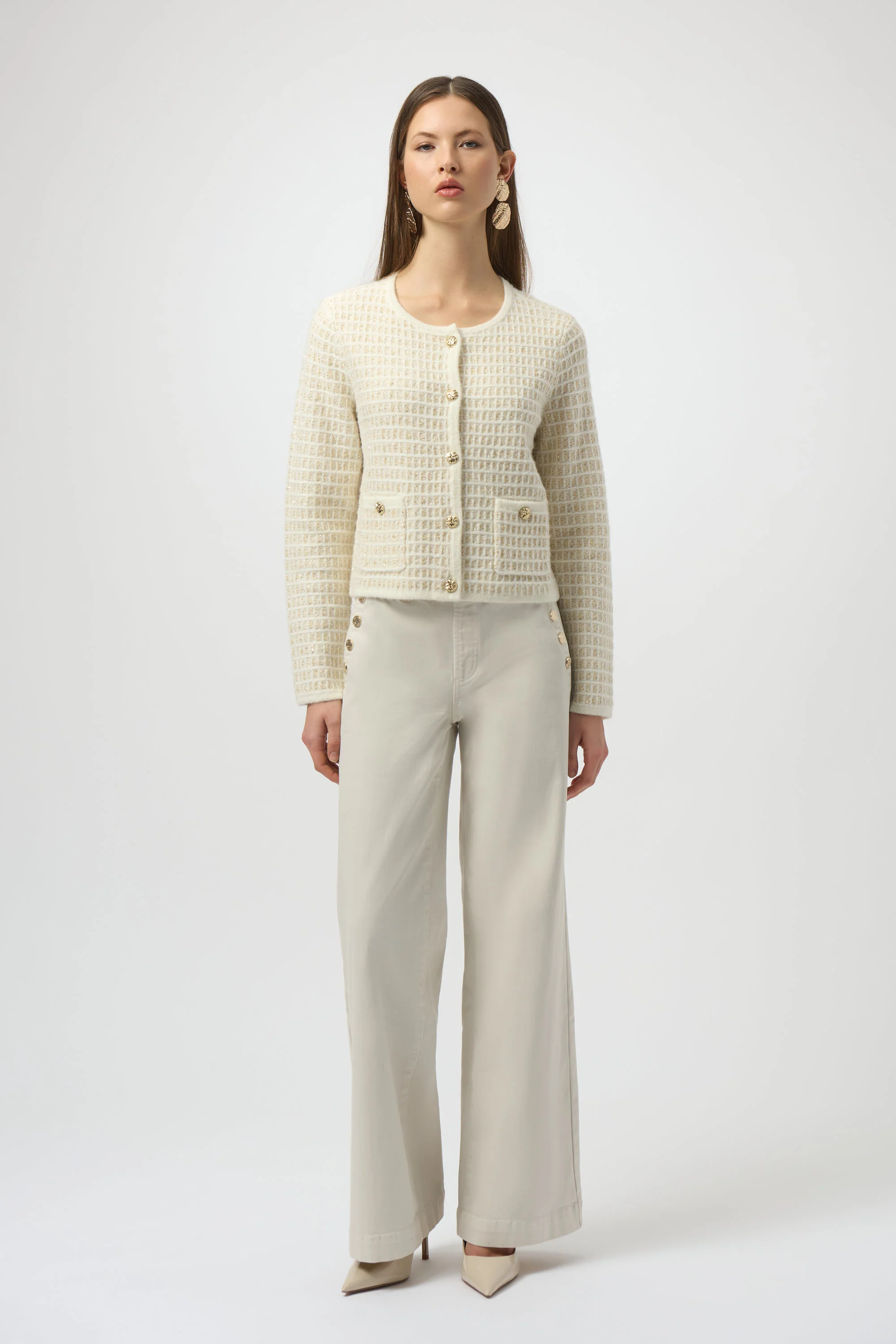 JOSEPH RIBKOFF- WOMEN'S FORMAL ROUND NECK TOP - Image 2