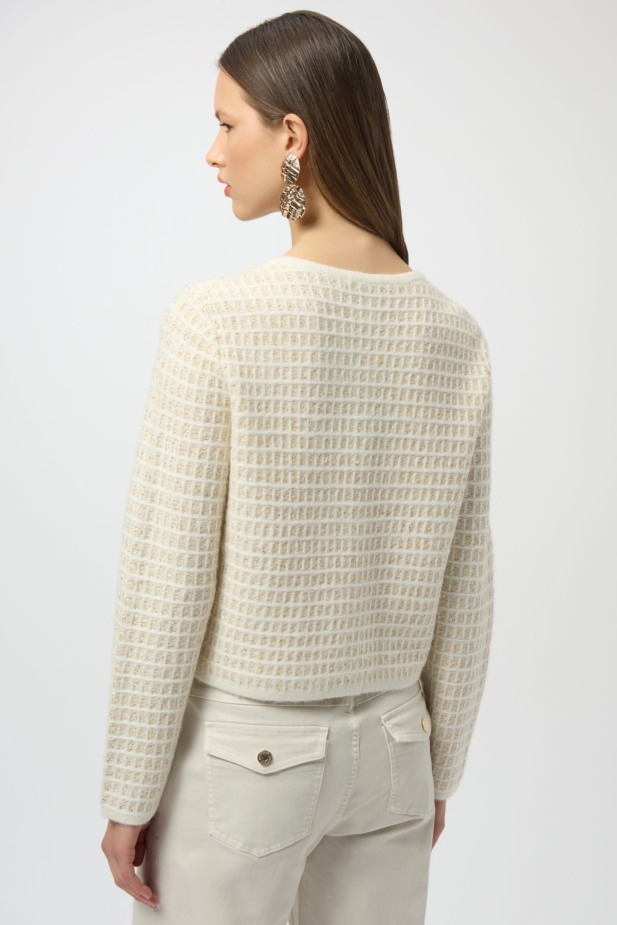 JOSEPH RIBKOFF- WOMEN'S FORMAL ROUND NECK TOP - Image 3