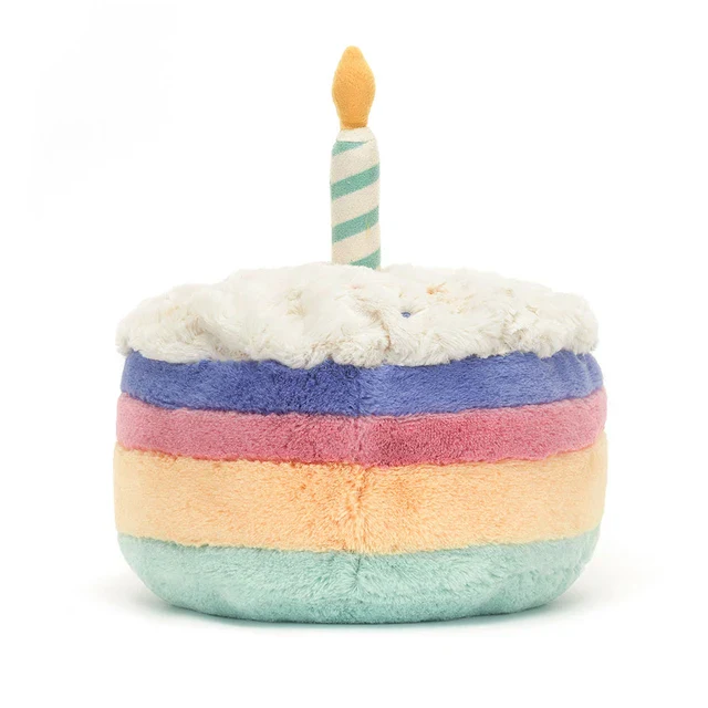 JELLYCAT - AMUSEABLES RAINBOW BIRTHDAY CAKE - Image 2