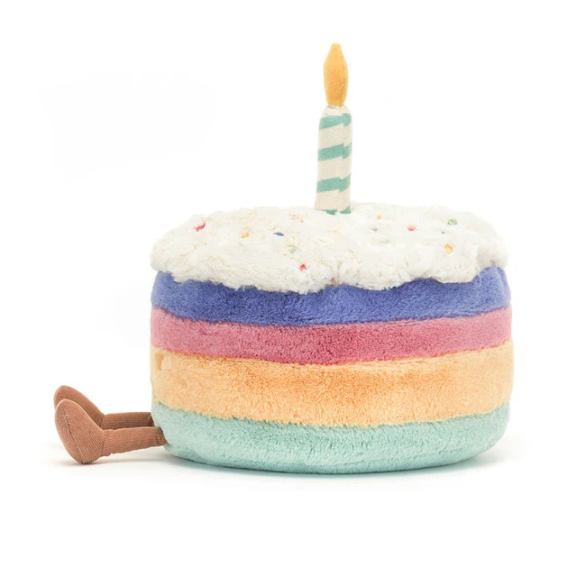 JELLYCAT - AMUSEABLES RAINBOW BIRTHDAY CAKE - Image 3