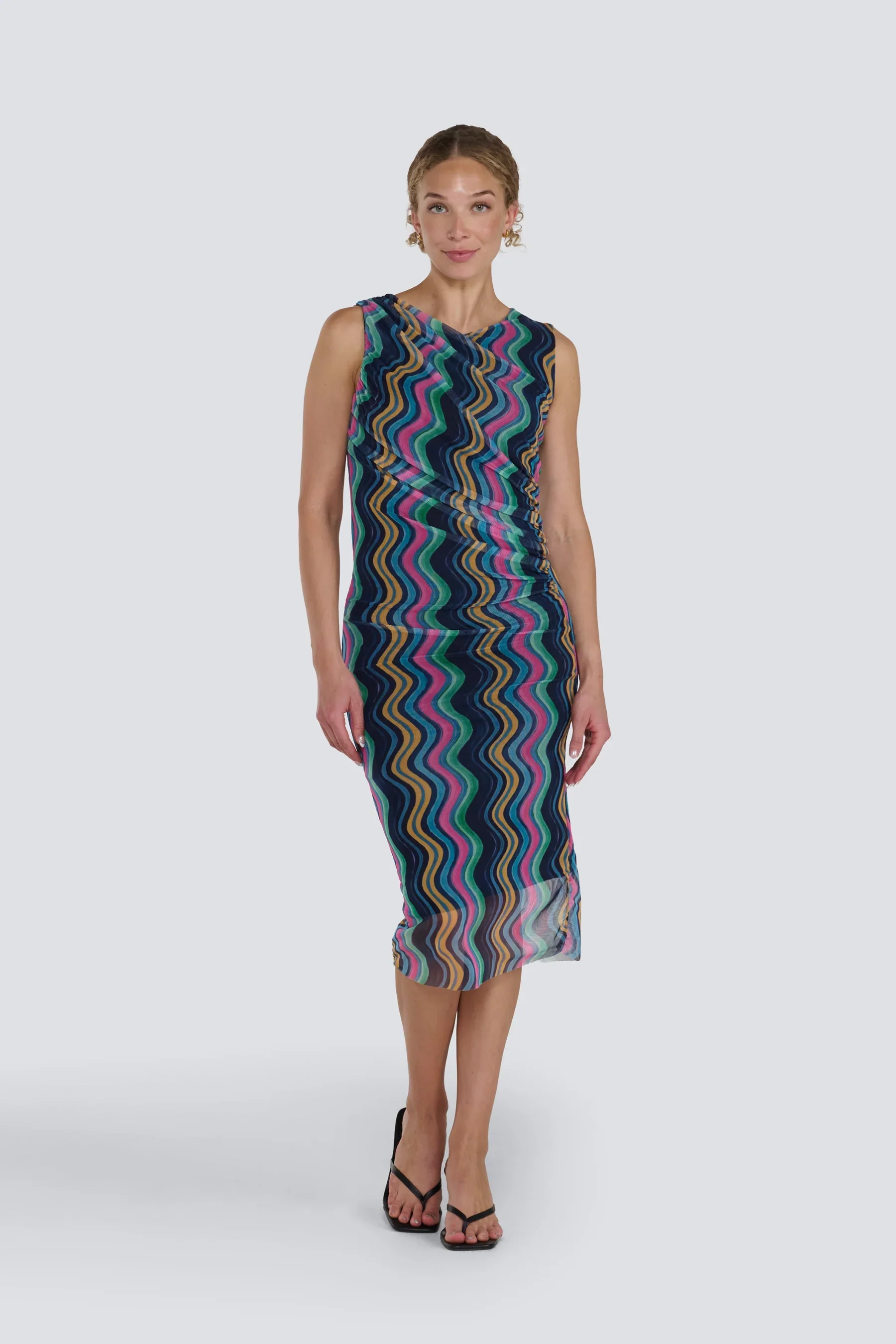 JESSICA LAURA - MESH PRINT DRESS - Image 2