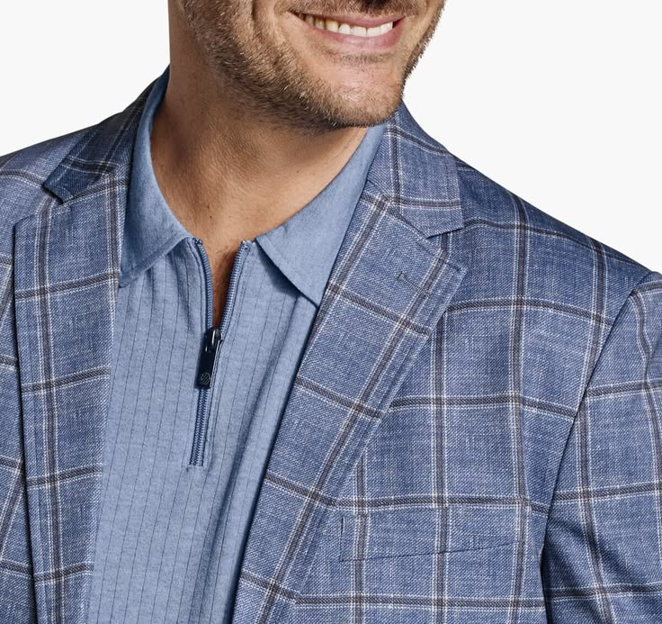 JOHNSTON & MURPHY - XC FLEX PINNACLE KNIT BLAZER - Image 2