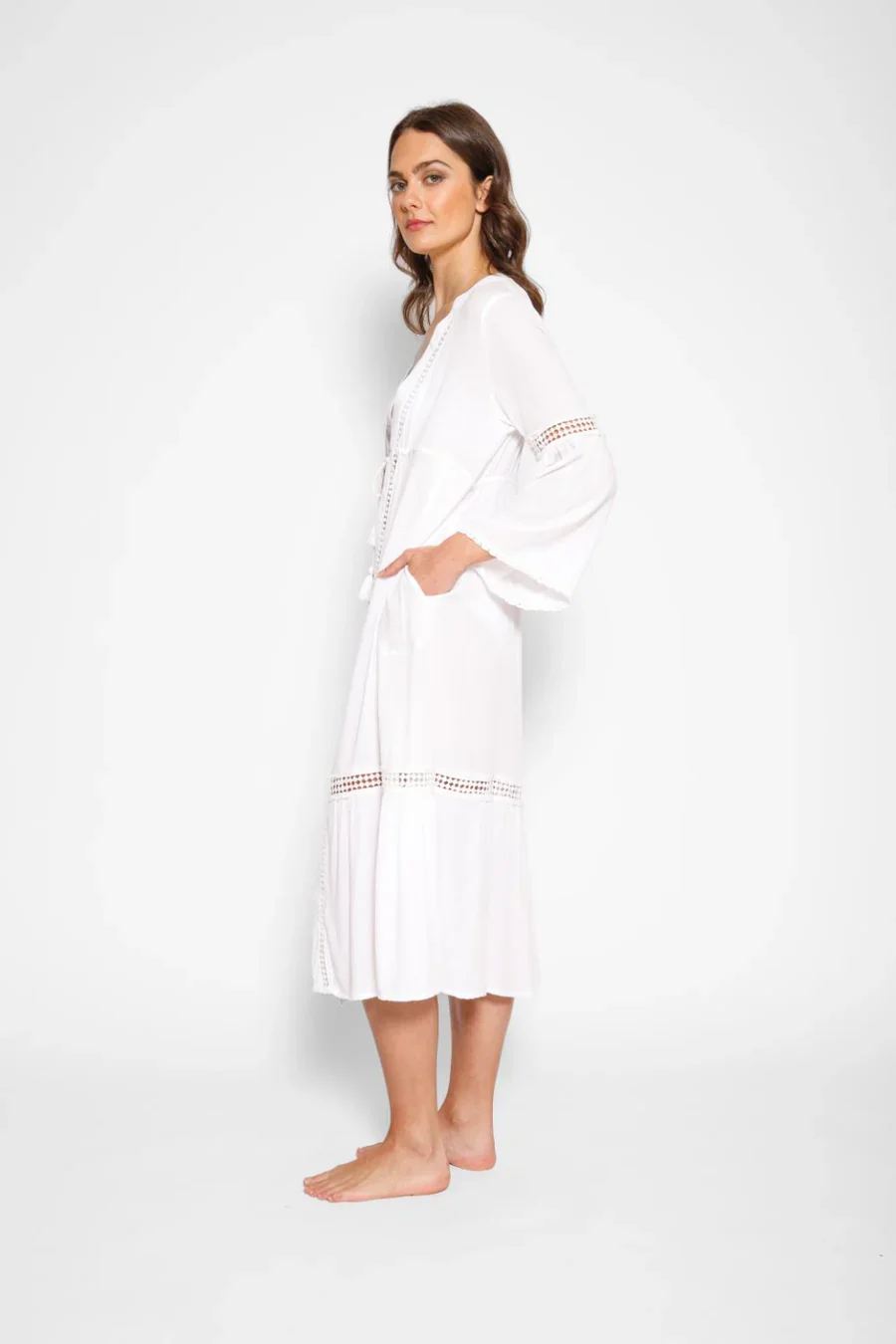KOY RESORT- WOMEN'S MIAMI LUXE ROBE COVER UP - Image 4