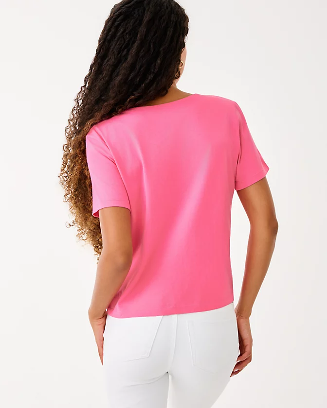 LILLY PULITZER - WOMEN'S CLAIRMONT RHINESTONE TOP - Image 3