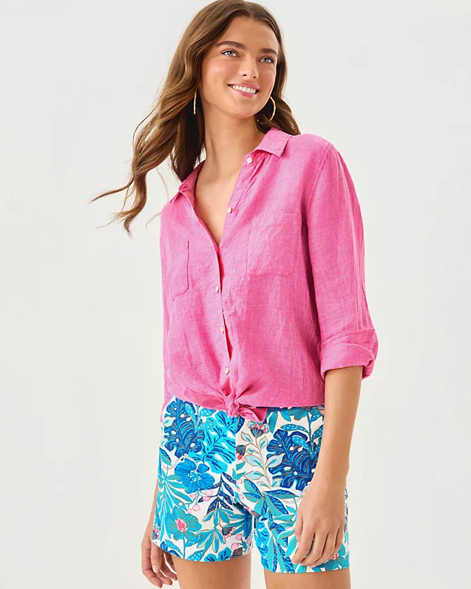 LILLY PULITZER - WOMEN'S GRETCHEN HIGH RISE SHORT - Image 4