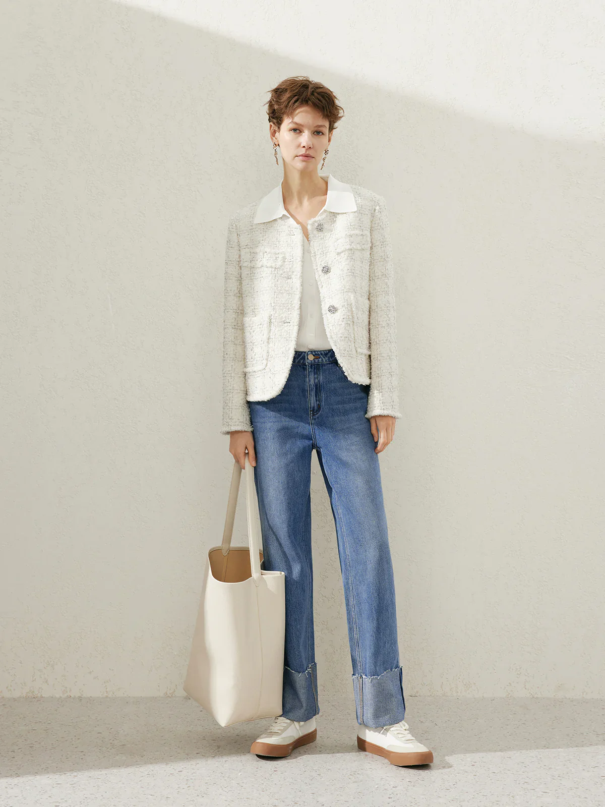 MEILLEUR - Tiny Shiny Tweed Jacket #5F1211361 - Image 3