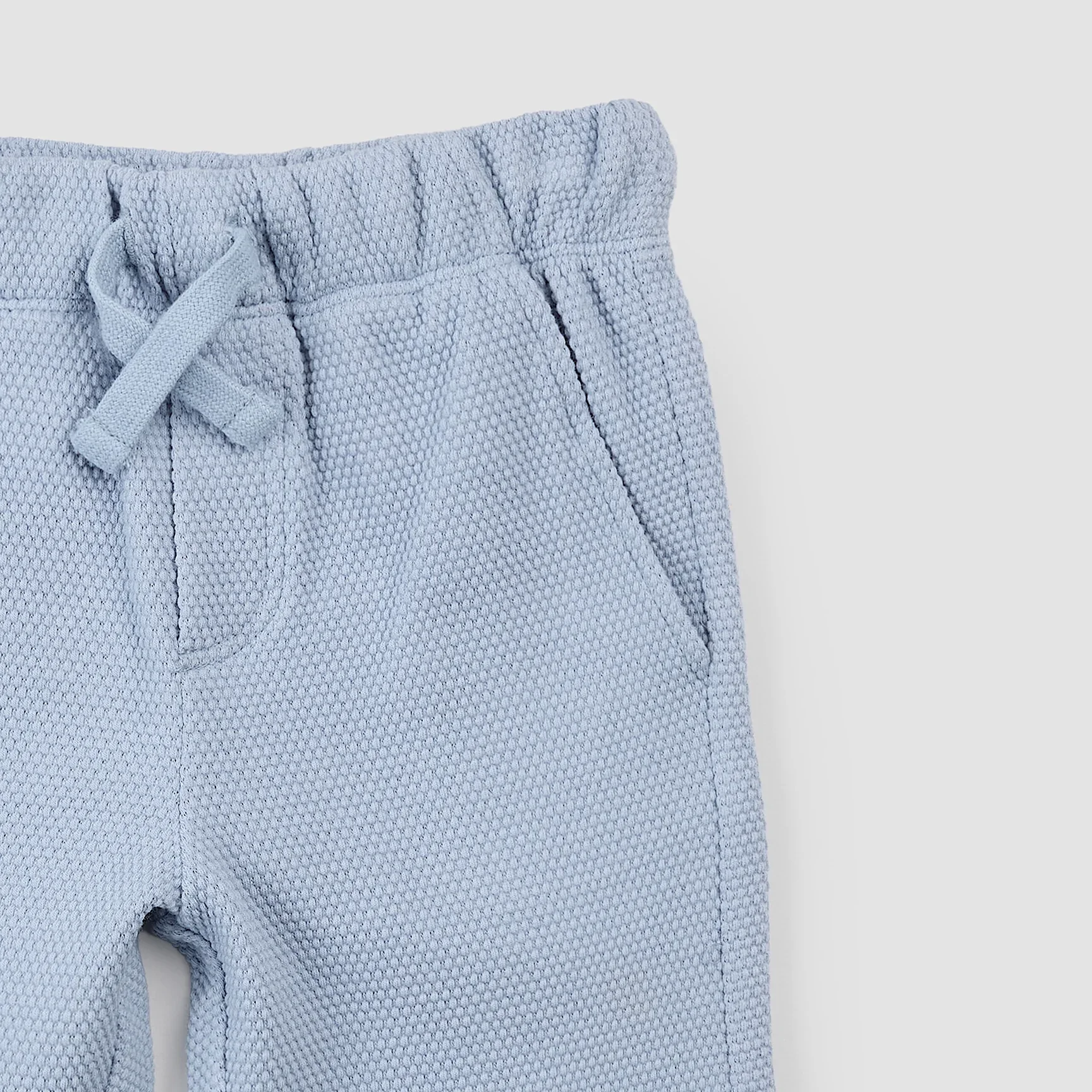 MILES THE LABEL - BOY SHORT KNIT-BLUE DUSTY 26RMW01B03-K - Image 2