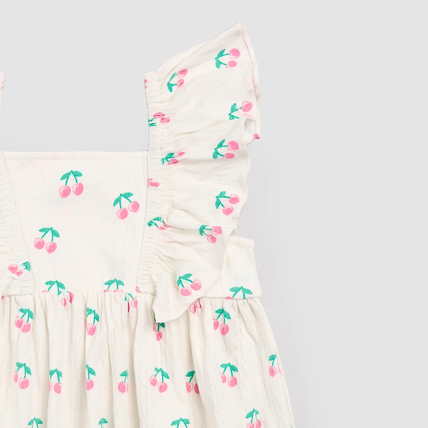 MILES THE LABEL- Kids Cherries Jersey Dress - Image 3