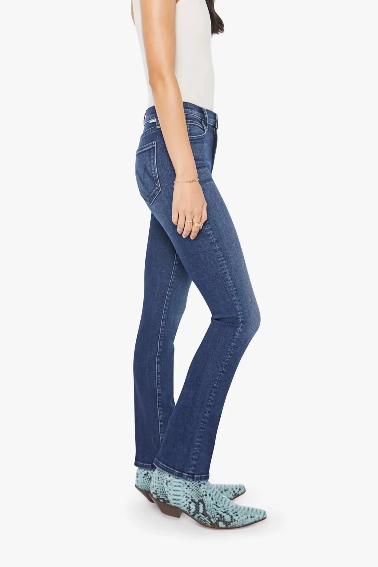 MOTHER DENIM - WOMENS THE RASCAL SKIMP JEAN - Image 2