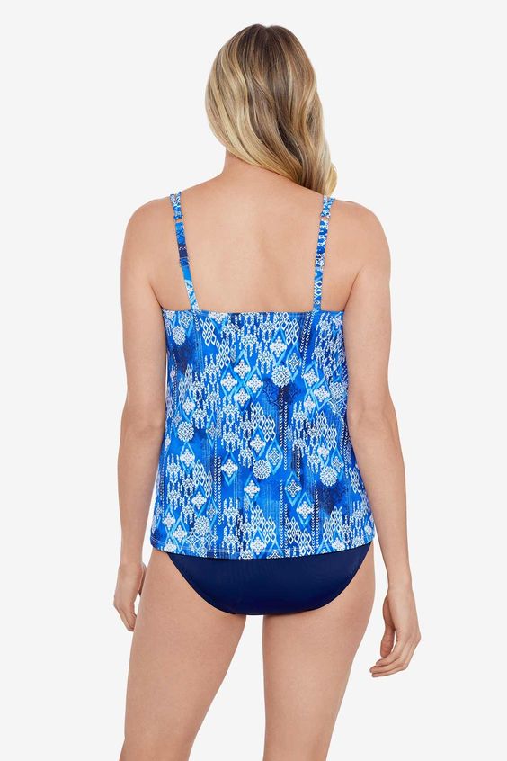 PENBROOKE- WOMEN'S  1PC FAUXKINI SWIMSUIT - Image 3