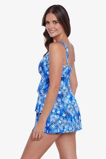 PENBROOKE- WOMEN'S TRIPLE TIER SWIM DRESS - Image 2