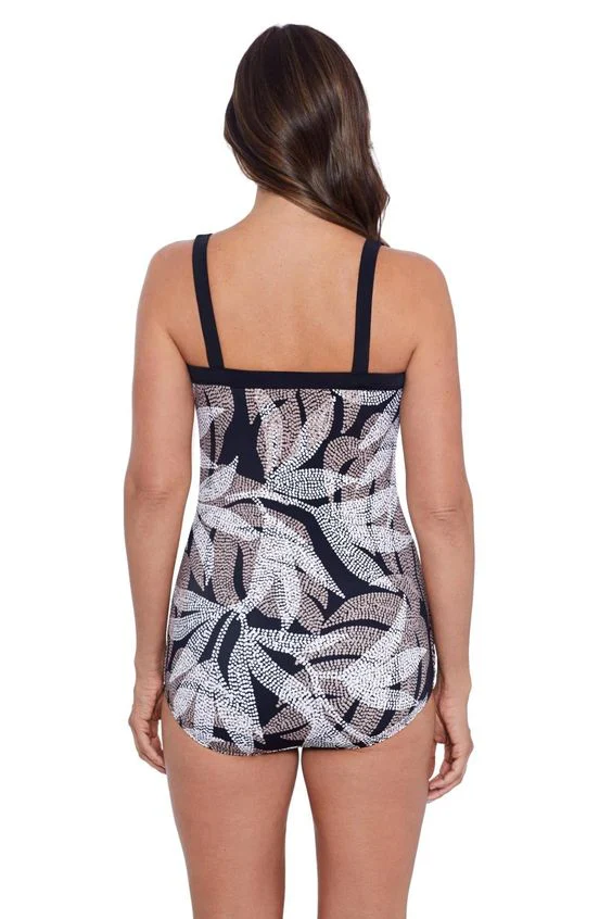 PENBROOKE- WOMEN'S DOT LEAF SWIMSUIT - Image 3