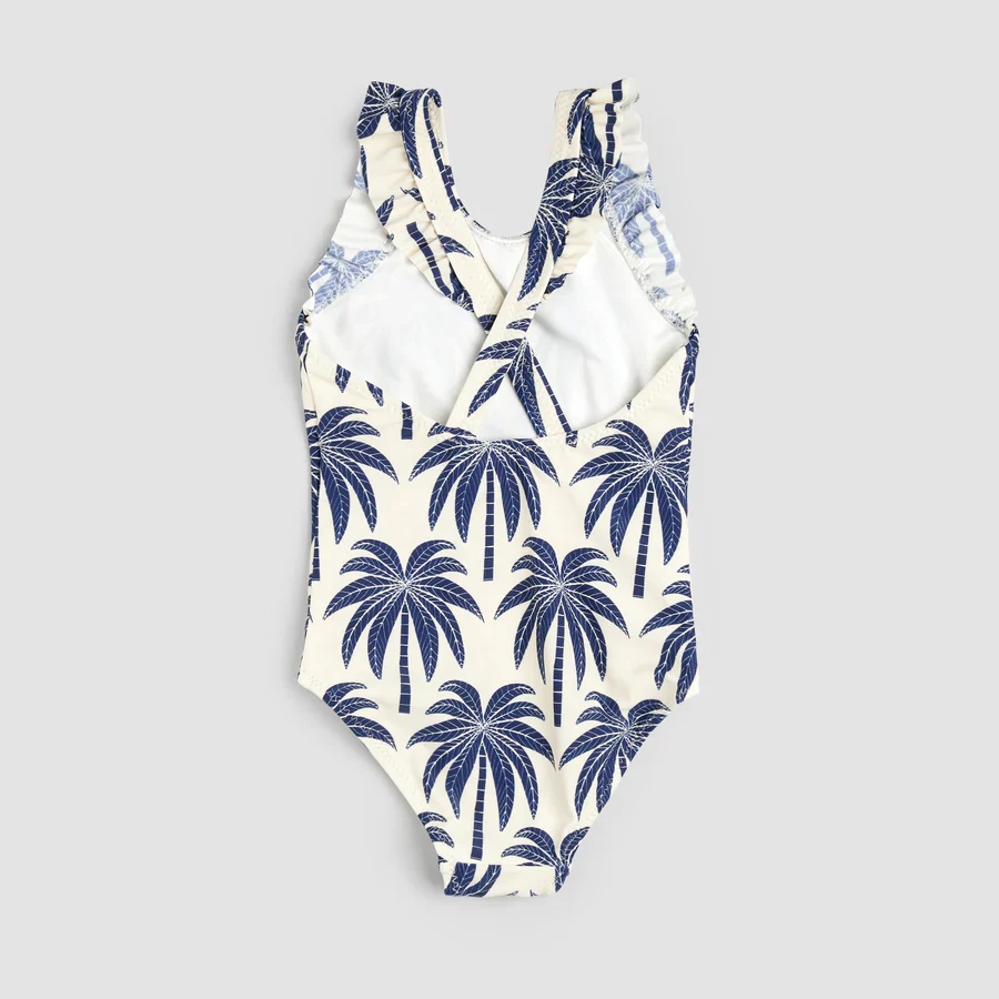 MILES THE LABEL- KIDS PALM TREE PRINT SWIMSUIT - Image 3