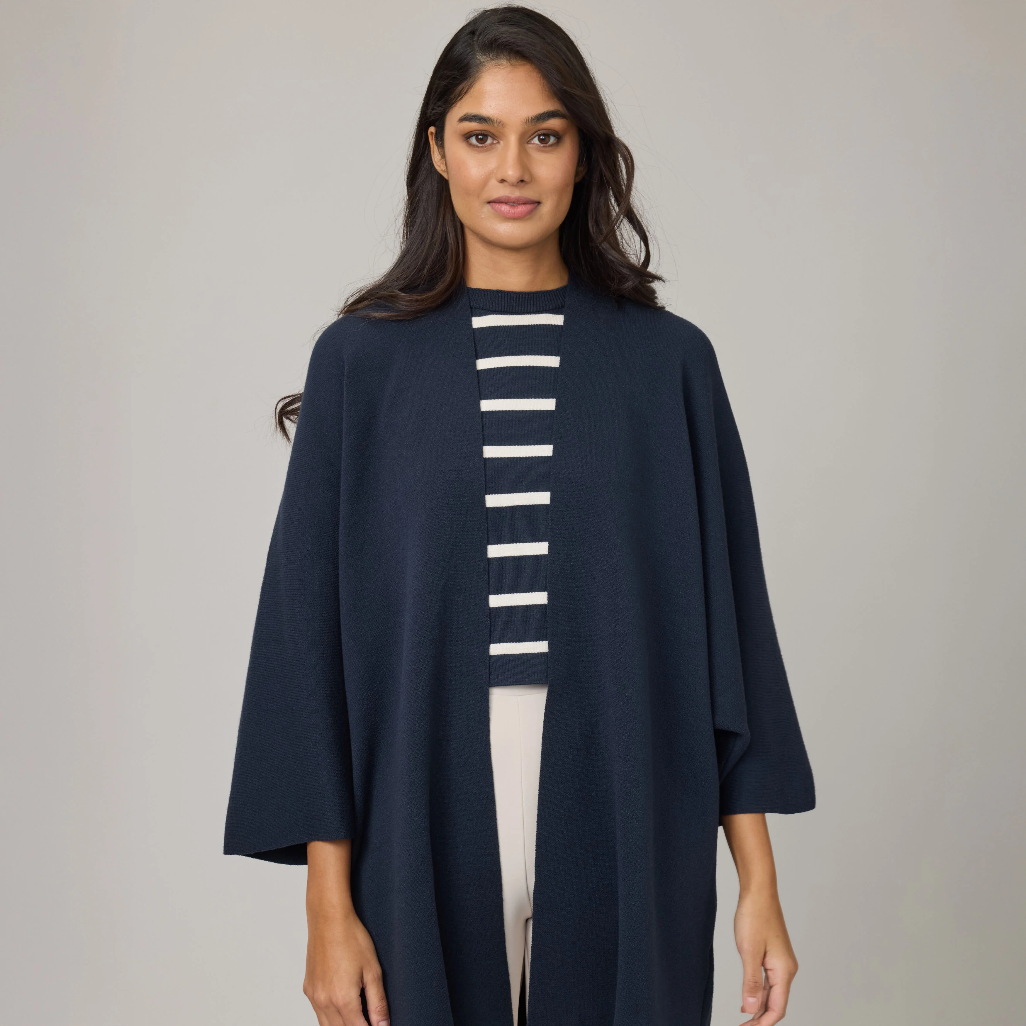 PISTACHE- WOMEN'S STRIPED KNIT VEST - Image 3