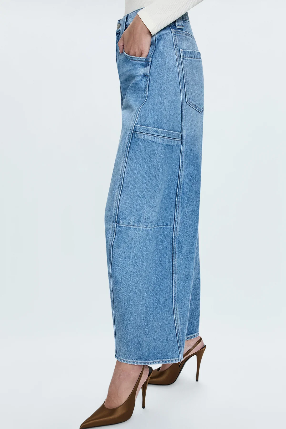 PISTOLA- Women's Gio High Rise Balloon Jean - Image 3