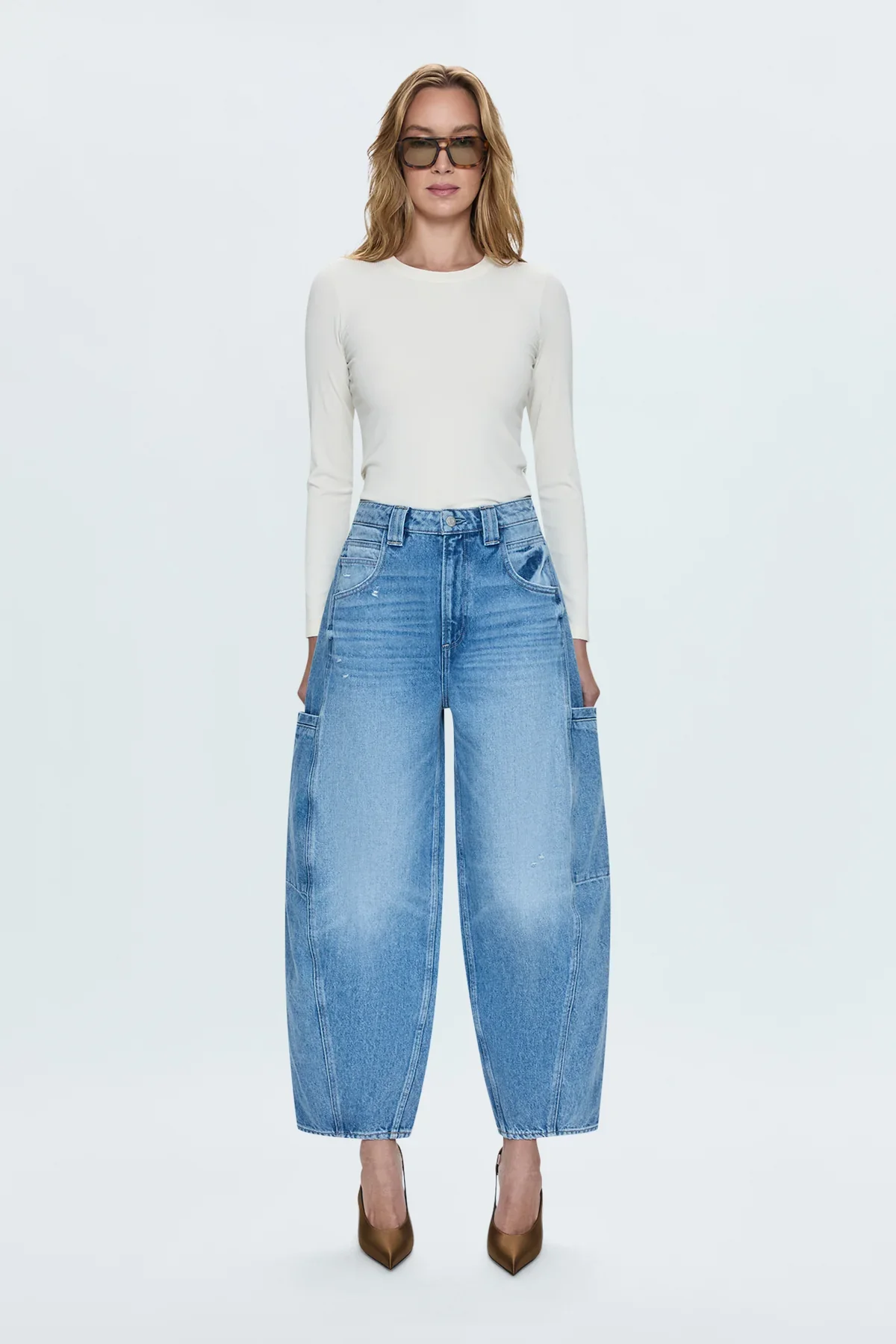 PISTOLA- Women's Gio High Rise Balloon Jean - Image 7