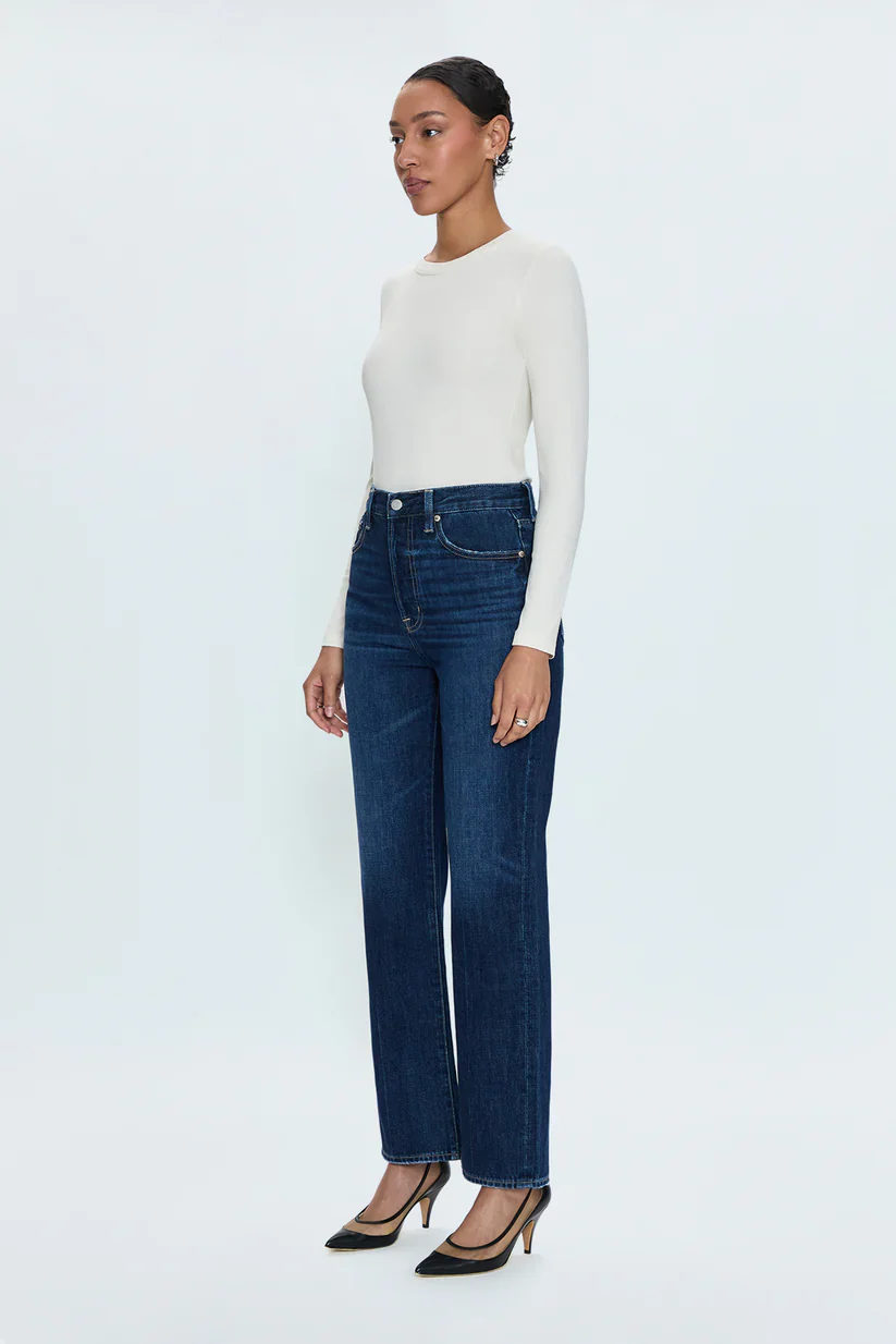 PISTOLA - WOMEN'S  Cassie Super High Rise Straight Jean - Image 3