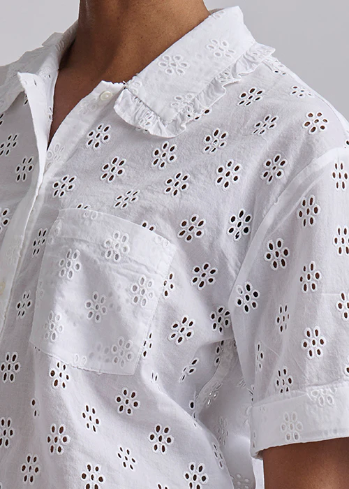 RALPH LAUREN -  CTTN EYELET SHRT SLEEVE PJ SET 4P0694R3 - Image 3