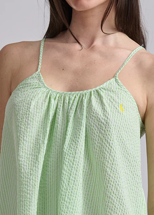RALPH LAUREN -  SEERSUCKER SLIP DRESS 4P0782R3 - Image 11