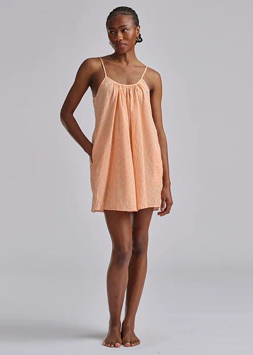 RALPH LAUREN -  SEERSUCKER SLIP DRESS 4P0782R3 - Image 3