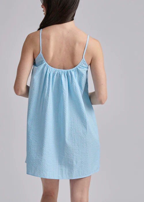 RALPH LAUREN -  SEERSUCKER SLIP DRESS 4P0782R3 - Image 6