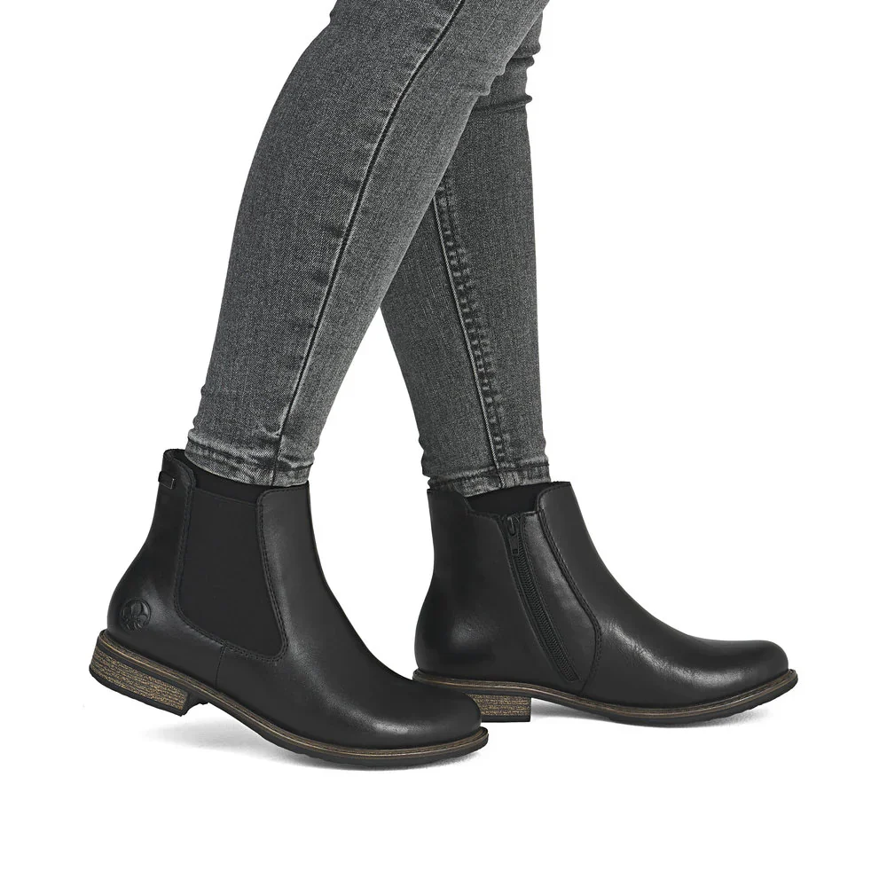 RIEKER- WOMEN'S ZIP BOOT 74870-00 - Image 4