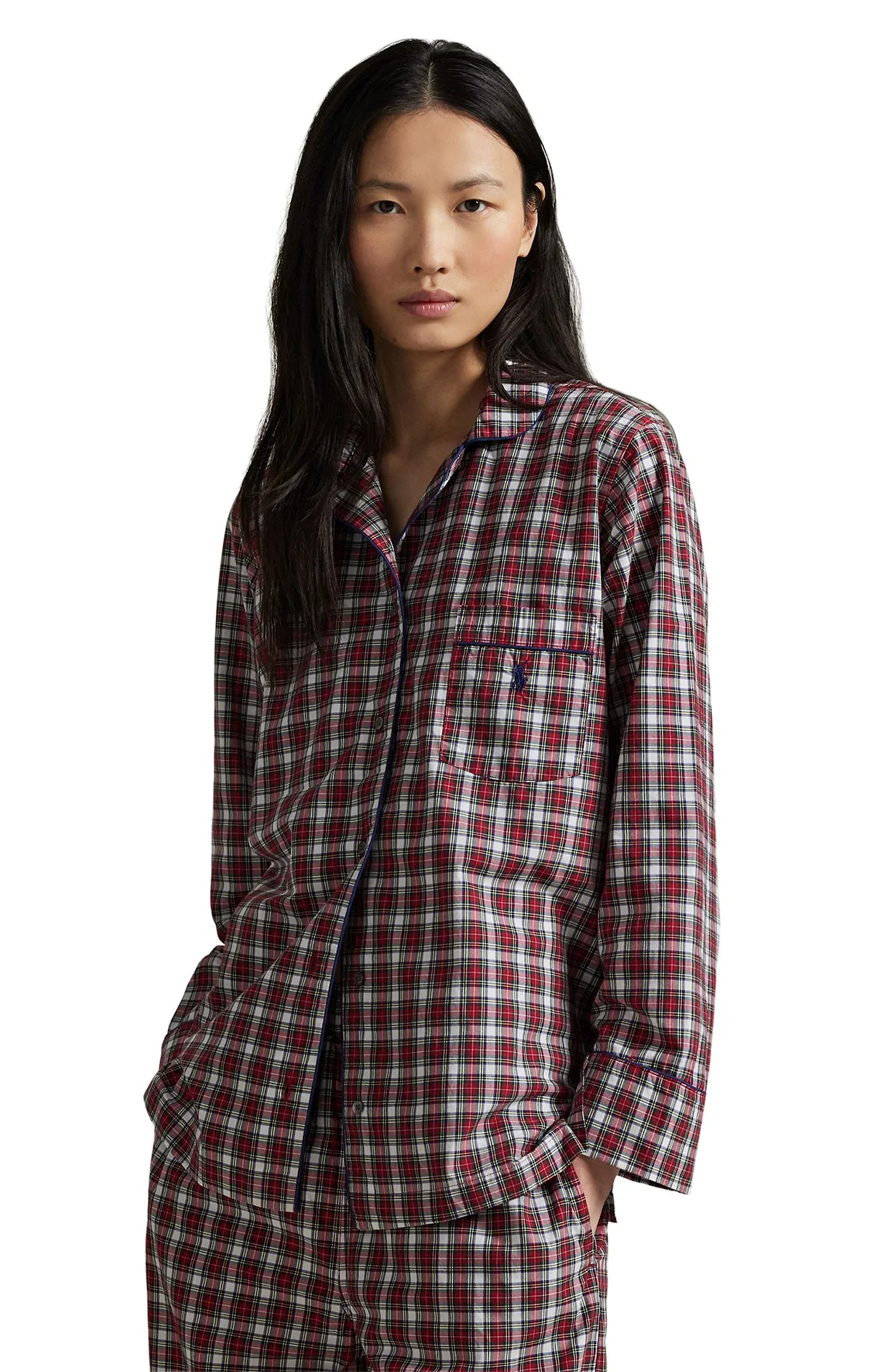 POLO RALPH LAUREN- WOMEN'S WINTER BERRY PAJAMA SET - Image 3