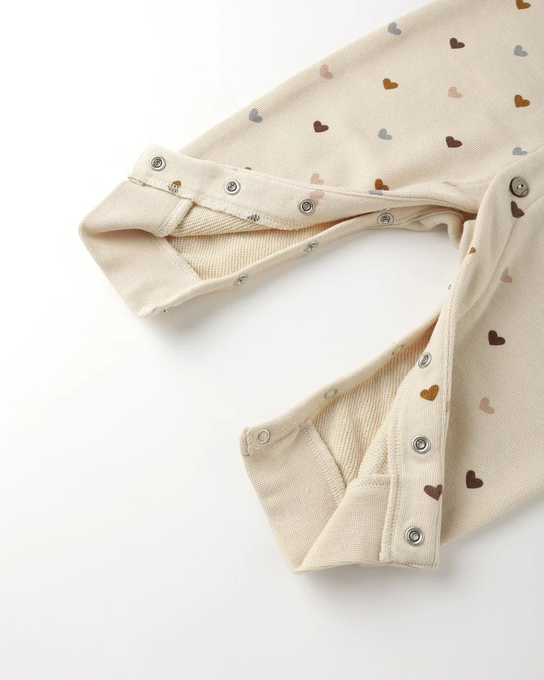 RYLEE + CRU- HEARTS BUTTON DOWN JUMPSUIT - Image 3